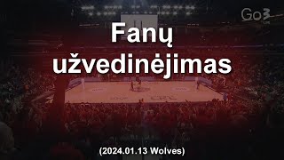 Marcus ir Martynas užvedinėja Ryto Fanus  Rytas vs Wolves 20240113 [upl. by Adnirual]