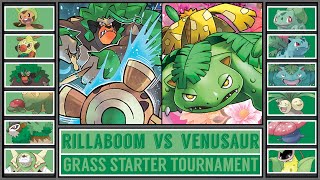 VENUSAUR vs RILLABOOMCHESNAUGHT  Grass Starter Pokémon Tournament Battle 4 [upl. by Nosyaj]