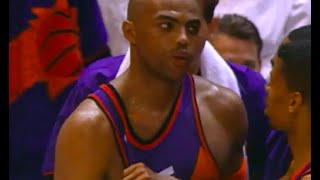 Charles Barkley vs Latrell Sprewell gets HEATED 1994 Game 3 [upl. by Meir]