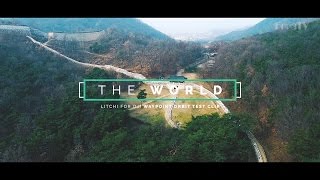 The World  Waypoint Orbit Test Clip  Litchi for DJI  리치앱 웨이포인트 오빗 테스트 클립 [upl. by Lednem]