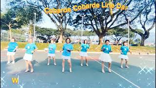 Cobarde Cobarde  Beginner Line Dance  Hotma Tiarma Purba March 2024 [upl. by Ermin358]