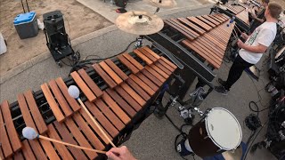 Burleson Centennial HS Marimba Cam “Taming The Sky” [upl. by Farrington]