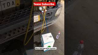 Car Air conditioner freon Refill car aircon shorts [upl. by Leler]