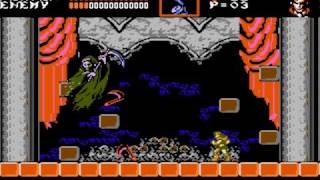 Castlevania 3 Boss 16 Death  No DamageampSubWeapons [upl. by Avruch]