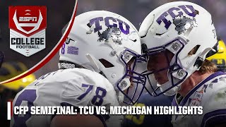 Fiesta Bowl TCU Horned Frogs vs Michigan Wolverines  College Football Playoff [upl. by Solracsiul]