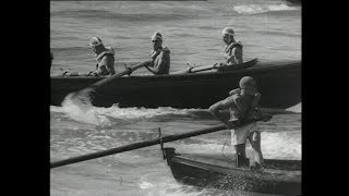 A Year to Remember 1948  Life guard surf boat racing competition  Framepool [upl. by Lenore]