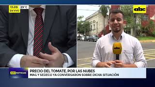 Precio del tomate MAG y Sedeco ya conversaron sobre dicha situación [upl. by Akiemaj]