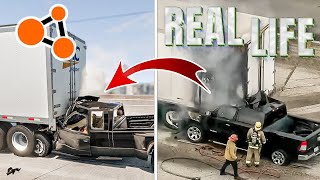 Accidents Based on Real Events on BeamNGDrive 29  Real Life  Flashbacks [upl. by Parsaye]