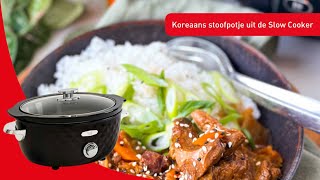 Koreaans stoofpotje uit onze Slow Cooker 🍜🔥 [upl. by Rodoeht]