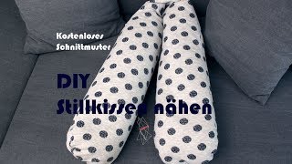 DIY Stillkissen nähen – Kostenloses Schnittmuster [upl. by Savitt]