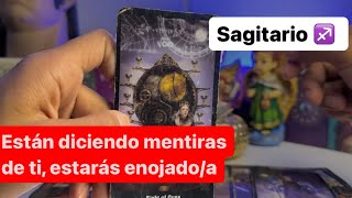 SAGITARIO ♐️ESTÁN DICIENDO MENTIRAS SOBRE TI ALGUIEN TE DESEA ALGUIEN TE PONE UNA CITA TE PERSIGUE [upl. by Ecadnarb]