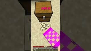 Minecraft How To Escape Crazy Traps At Every Age😱INSANE😍 minecraft shorts [upl. by Athalee765]