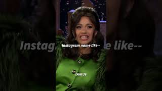 How Cardi B got her name shorts cardib [upl. by Nordek]