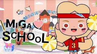 Miga Town My School  NEW BEST APP UNLOCK ALL ROOM [upl. by Suirrad471]