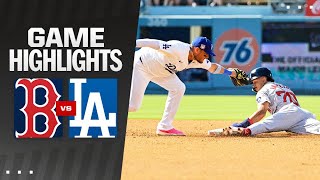 Red Sox vs Dodgers Game Highlights 72124  MLB Highlights [upl. by Phenica]