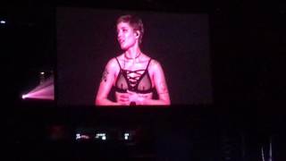 Halsey live at Madison Square Garden emotional speech 081316 [upl. by Damahom]