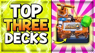 TOP 3 ARENA 6 DECKS BEST ARENA 6 DECK CLASH ROYALE 2021 [upl. by Leonelle760]