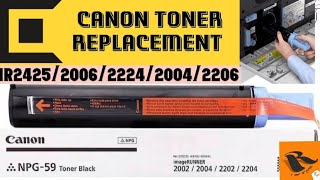 TONER REPLACEHOW TO REPLACE TONERCANON 59 TONER REPLACECARTRIDGE REPLACECANON CARTRIDGE REPLACE [upl. by Monty795]