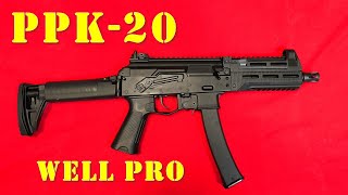 Airsoft  Well Pro  PPK20 Version acier  Eshooter French [upl. by Fortier56]