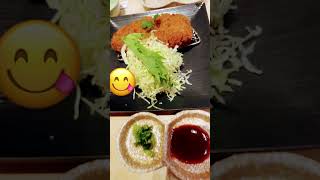 Lunch tonkatsu eating oishiso 😍😋Kobe Japan 🍂❤️🇯🇵2O24 ✨ [upl. by Farro]