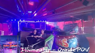 Illuminator  Tommy Cullen  Ballycastle Lammas Fair  Onride POV [upl. by Aivatnwahs]