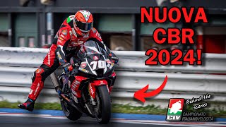 Test Honda CBR 1000 RRR 2024 CIV SBK  Behind the scenes 24 ep1 [upl. by Cash]