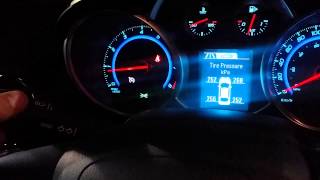 Chevrolet Cruze DIC operation and Cruise Control [upl. by Letniuq]