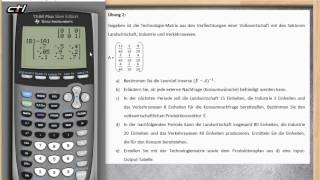 Leontief Modell  Mehrstufige Prozesse  Matrizenrechnung ★ Übung 2 ALLE Lösungsschritte [upl. by Noloc]