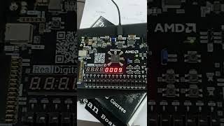 Counter implementation on FPGA Boolean Board [upl. by Jdavie]