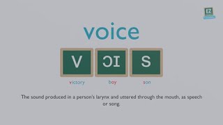 How to pronounce voice [upl. by Rozele]