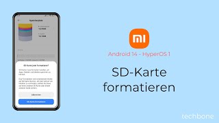 SDKarte formatieren  Xiaomi Android 14  HyperOS 1 [upl. by Giacamo]