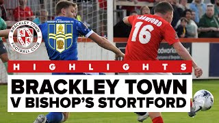 HIGHLIGHTS Brackley Town 1  0 Bishops Stortford  15th August 2023 [upl. by Eyssej]