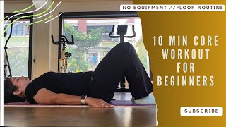 Daily Core Strengthening Exercises for Beginners  On Floor No Equipment Core workout🔥coreworkouts [upl. by Leimad]