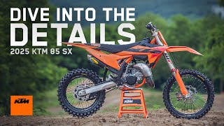 Take a closer look at the 75 new 2025 KTM 85 SX  KTM [upl. by Reniar503]