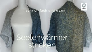 Jacke Seelenwärmer stricken barywoll [upl. by Enwad938]