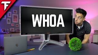 Ist das der größte curved gaming Monitor im Test ⁉️ [upl. by Llerrahs]