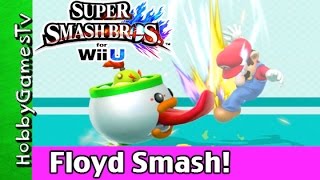 Super Smash Bros Wii U with Floyd and HobbyKid Dr Mario Bowser Jr HobbyGamesTV [upl. by Deanne]