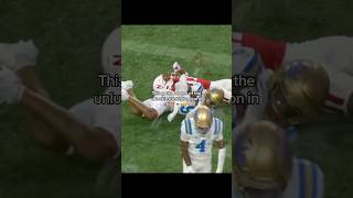 This INT is so UNLUCKY😭🍀youtubeshorts football collegefootball footballshorts [upl. by Ainolopa81]