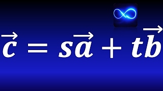 26 Escribir un vector como combinación lineal de otros dos  Cálculo vectorial [upl. by Ferde]