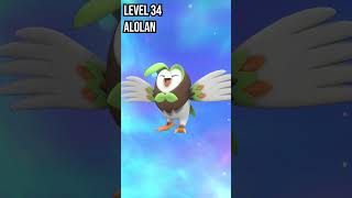 Rowlet  Dartrix  Decidueye  Evolution Pokemon in Scarlet amp Violet pokemon evolution shorts [upl. by Butcher]