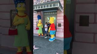 Los Simpsons un clásico de universalstudios lossimpson humor orlando [upl. by Sitoel79]