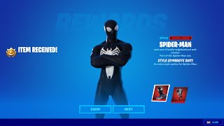 How to Unlock SPIDERMAN SYMBIOTE SUIT  Fortnite Chapter 3 Season 1 [upl. by Eelorac180]