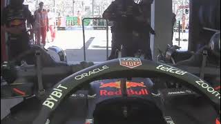 Max Verstappen retires after his rear brakes catches on fire at the Australian Grand Prix [upl. by Dazraf]