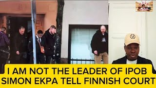 SIMON EKPA ARRÈSTÈD SENT TO PRSON IN FINLAND AS HE DENY BEING THE PRIME MINISTER OF BIAFRA IN COURT [upl. by Efrem]