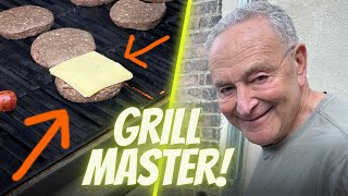 Chuck Schumer Went Viral For This Cheeseburger [upl. by Nwahsit]