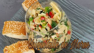 66 Recette de Chiquetaille de Morue🐟 Guadeloupe 🇬🇵  Chiktay Mori [upl. by Euqinue]