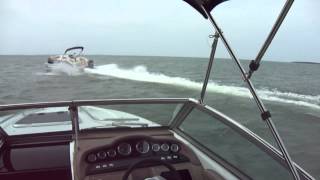 2012 Bennington 2575 RCW with ESP package in 3ft seas [upl. by Fornof]