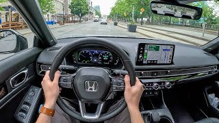 2025 Honda Civic Hybrid  POV First Drive Binaural Audio [upl. by Inram438]