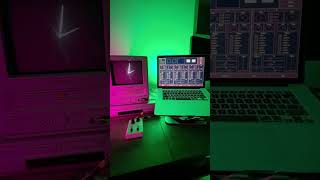 Virtual CRT Simulator meets real CRT  Cathodemer realtime video synth [upl. by Feliks]