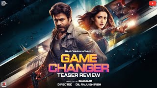 Hindi Review Game Changer Teaser  Ram Charan  Kiara Advani  Shankar  Dil Raju  Shirish [upl. by Alyda539]